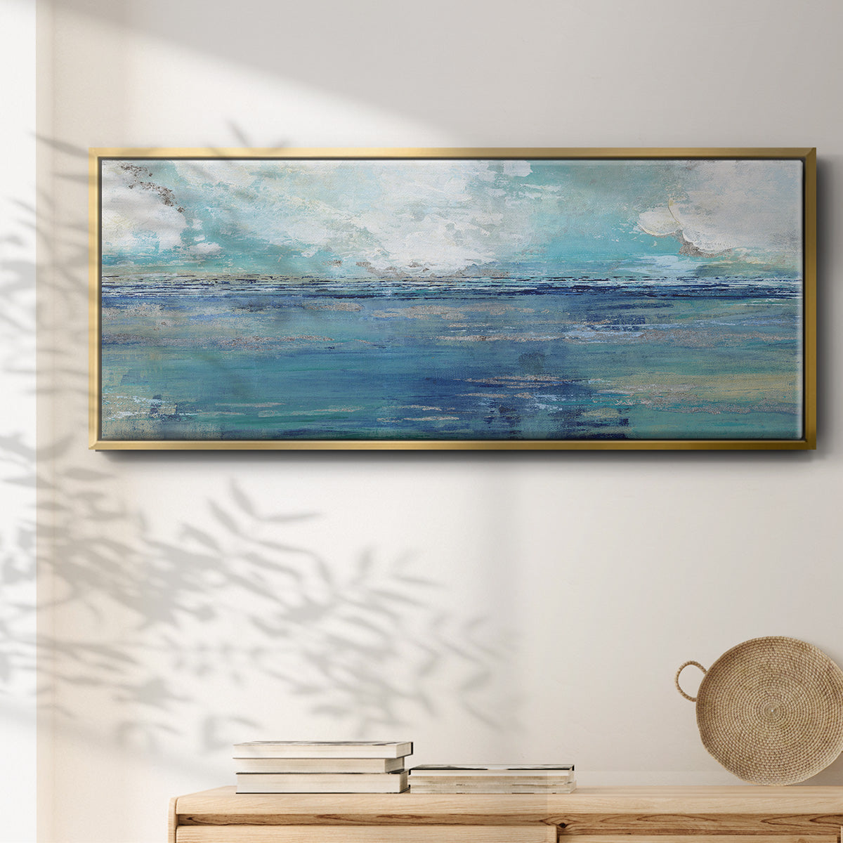 Oceans Away - Floater Framed Canvas Print