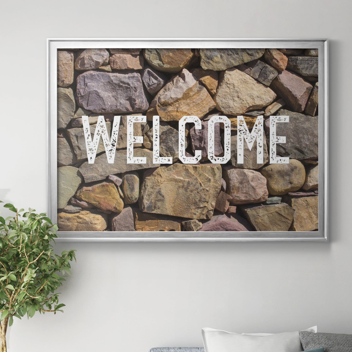 Rock Wall Premium Classic Framed Canvas - Ready to Hang