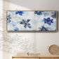 Blue Gossamer Garden V - Floater Framed Canvas Print