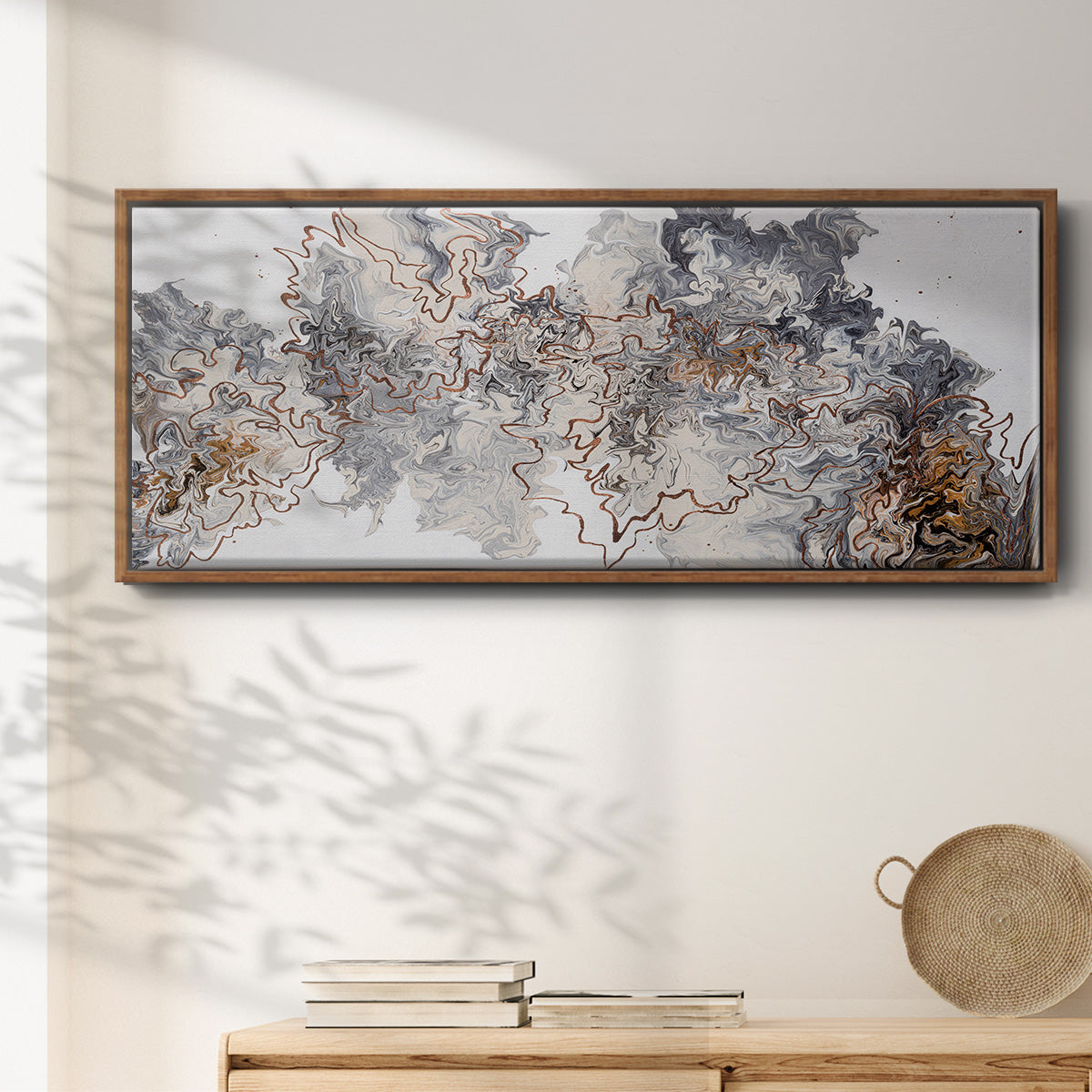 Stay on the Trail - Floater Framed Canvas Print