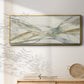 Watercolor Waves II - Floater Framed Canvas Print