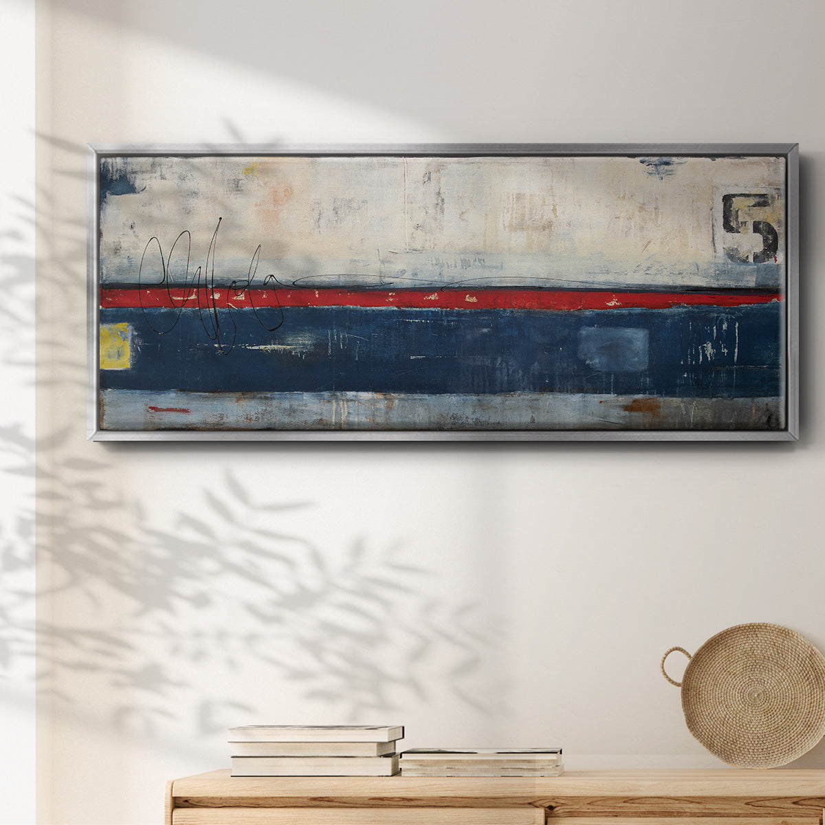 Dock 5 - Floater Framed Canvas Print