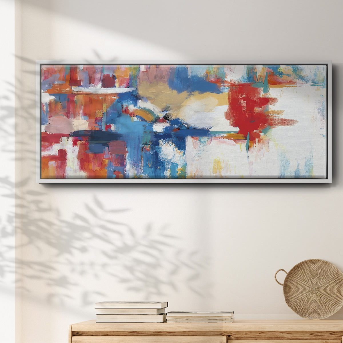 City Night I  - Floater Framed Canvas Print
