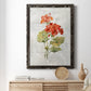 Linen Geranium - Premium Canvas Framed in Barnwood - Ready to Hang