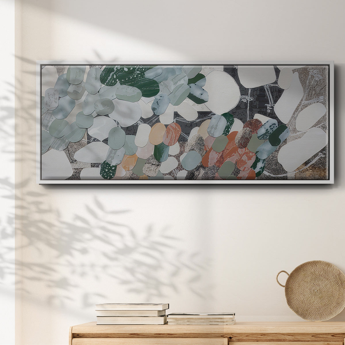 Antelope Canyon Run II - Floater Framed Canvas Print