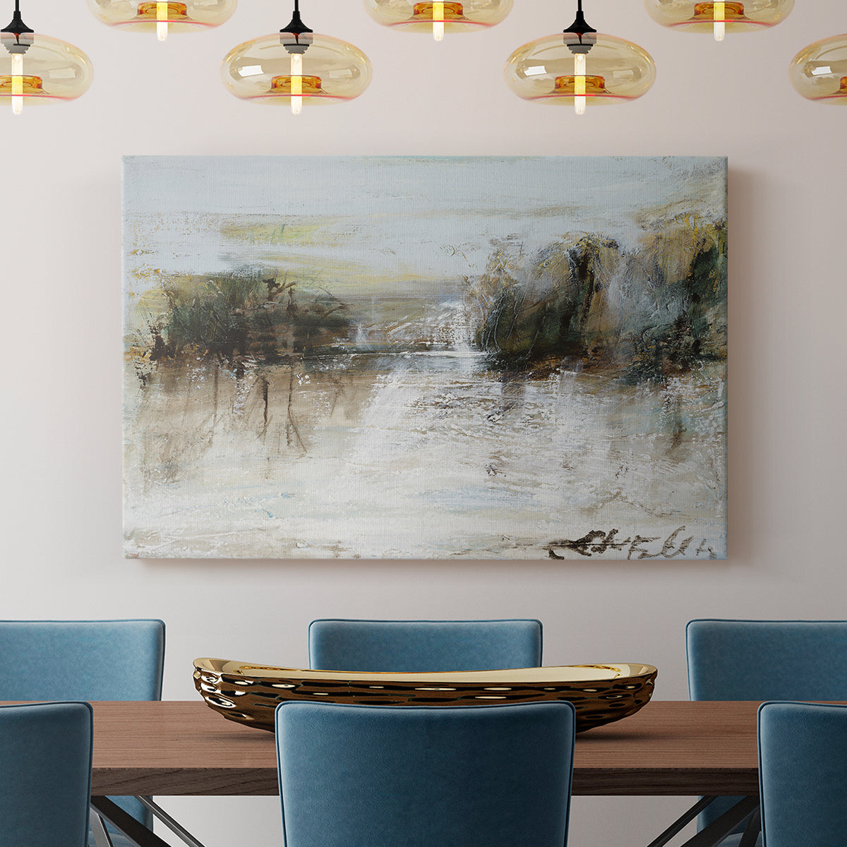 Wintery Horizon I - Canvas Art Print