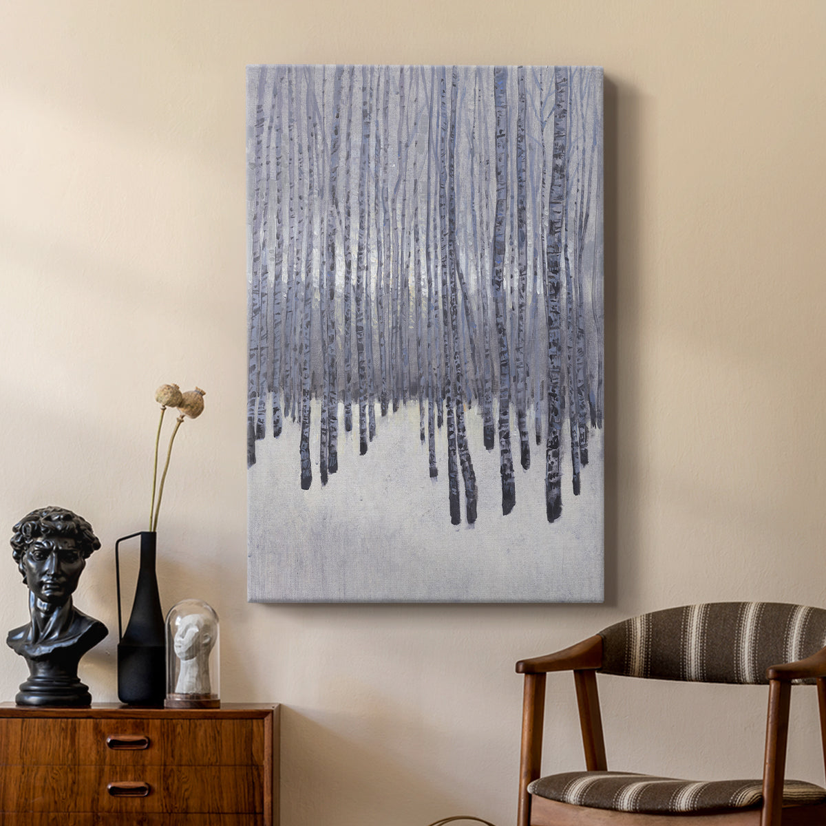 Bare Trees in Winter I - Canvas Art Print