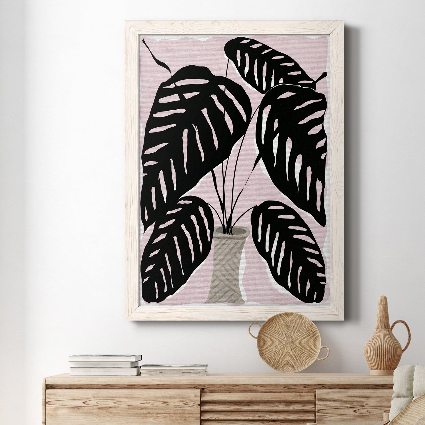 Potted Plant I - Premium Canvas Framed in Barnwood - Ready to Hang