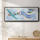 Soar Airplane - Floater Framed Canvas Print