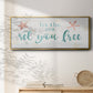 Sea Free - Floater Framed Canvas Print