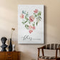Paradise Floral Heart - Canvas Art Print