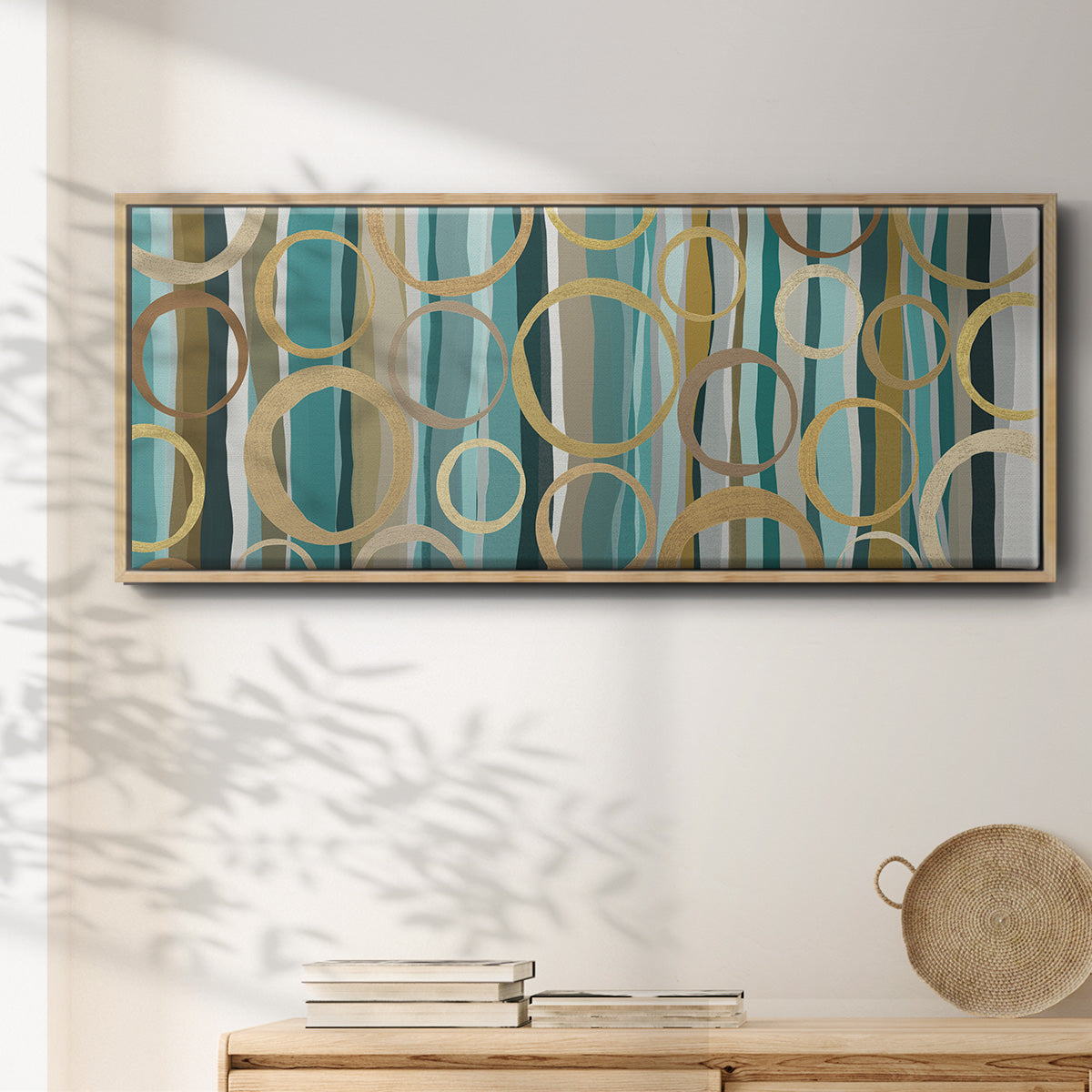 Watson's Garden II - Floater Framed Canvas Print