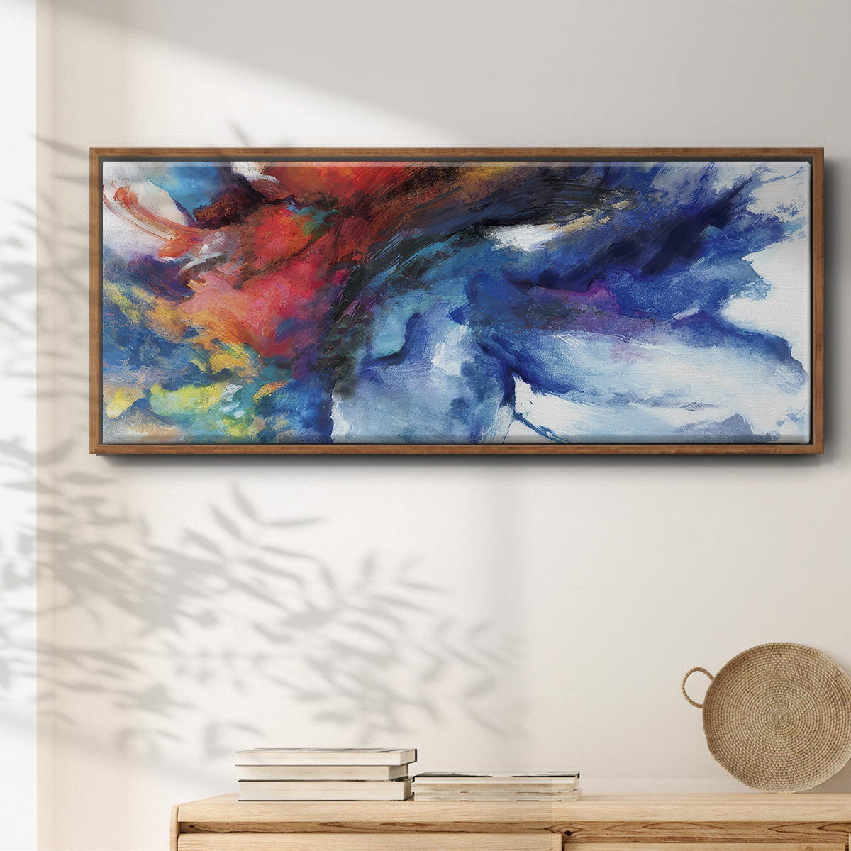 Color Burst  - Floater Framed Canvas Print
