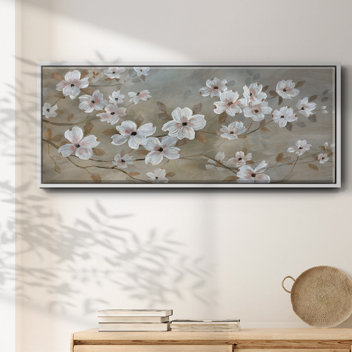Dogwood Dream - Floater Framed Canvas Print