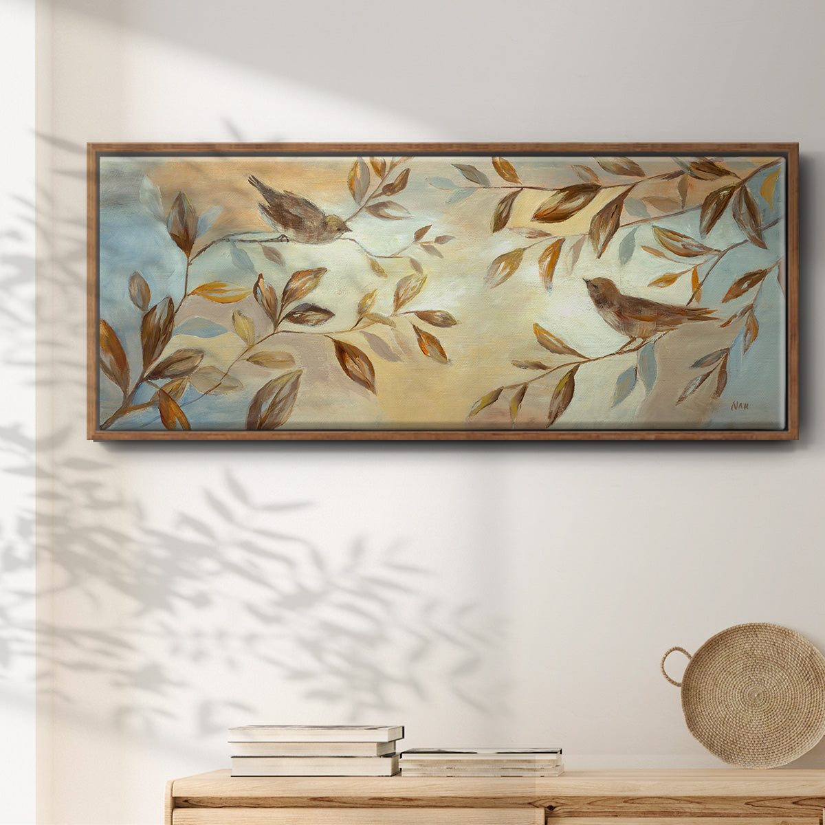 Frosty Morning - Floater Framed Canvas Print