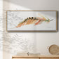 Tail Feather IV - Floater Framed Canvas Print