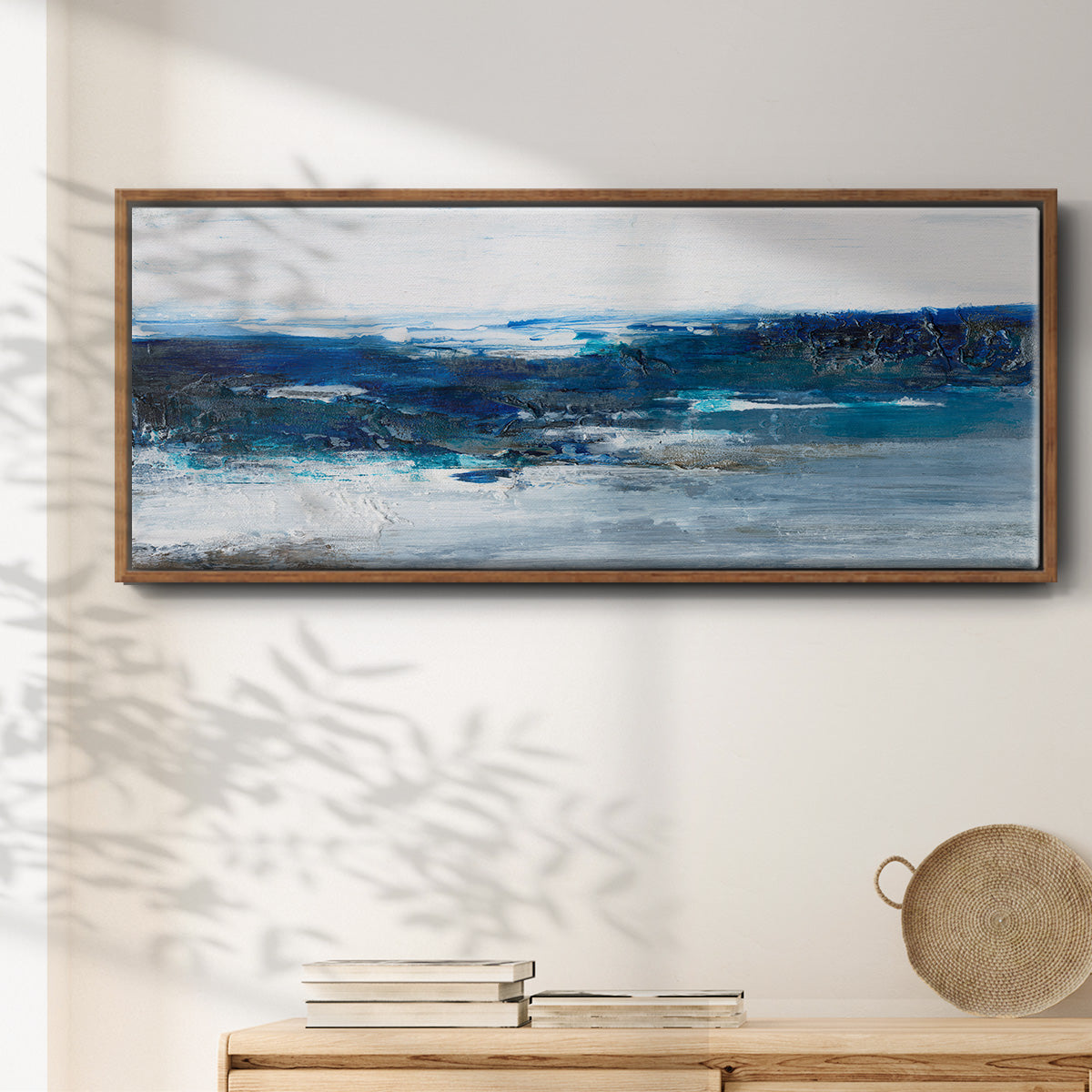 Mysterious Sea II - Floater Framed Canvas Print