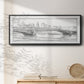 Pont Mirabeau - Floater Framed Canvas Print