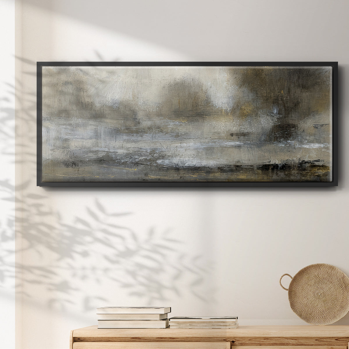 Gilt Landscape I - Floater Framed Canvas Print