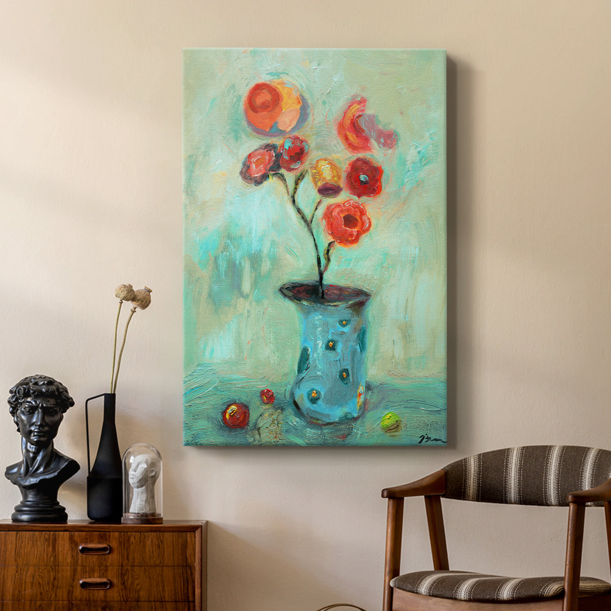 Orange Pop - Canvas Art Print