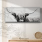 Highland Longhorn - Floater Framed Canvas Print
