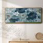 Blue on Blue - Floater Framed Canvas Print