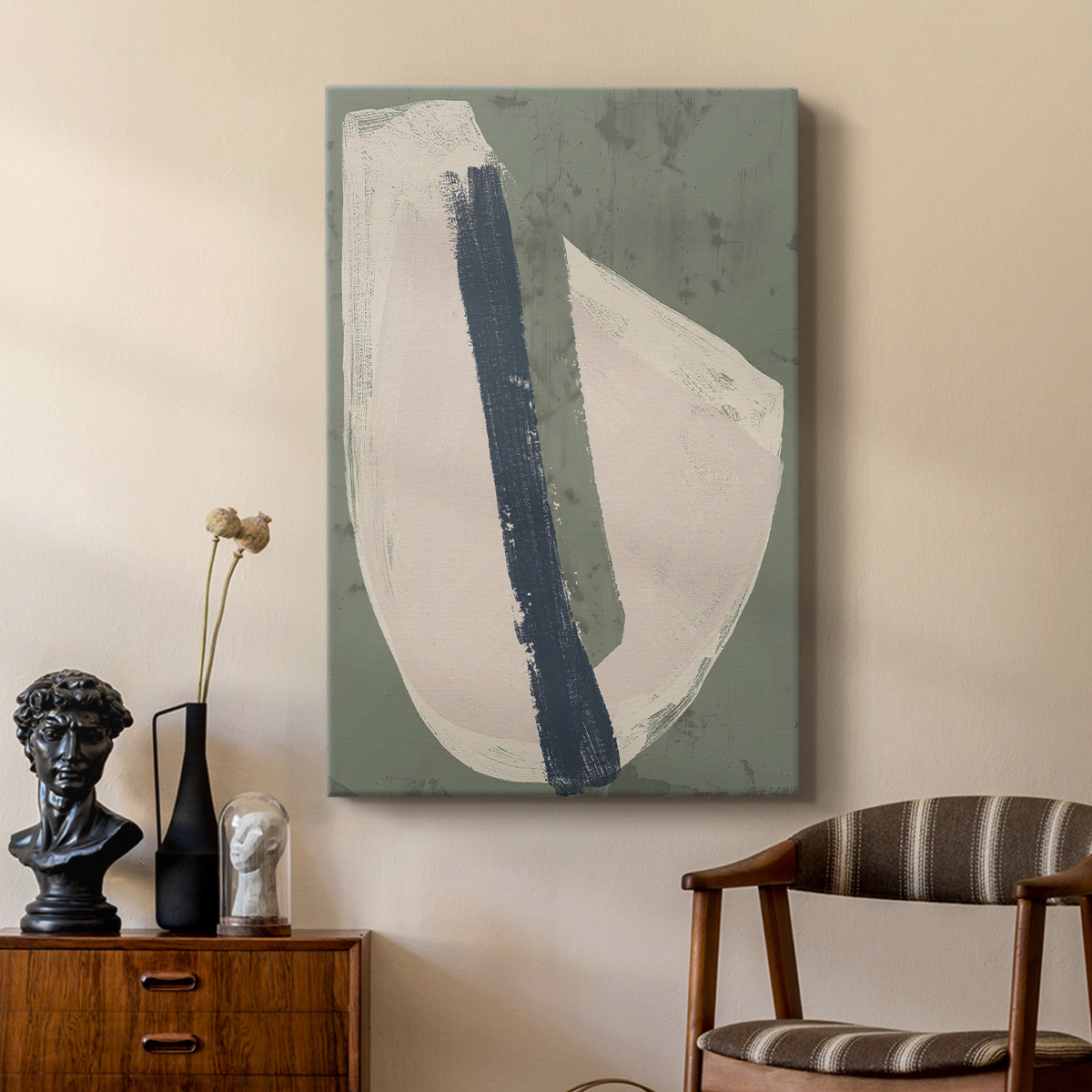 Paper Slice IV - Canvas Art Print