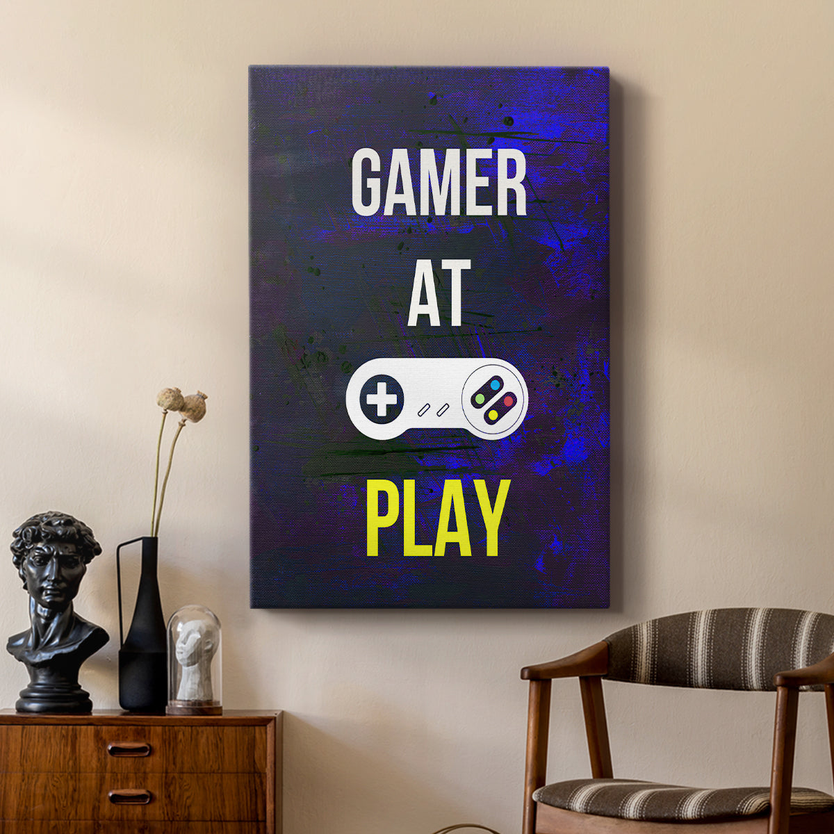 Gamer at Play VI - Canvas Art Print
