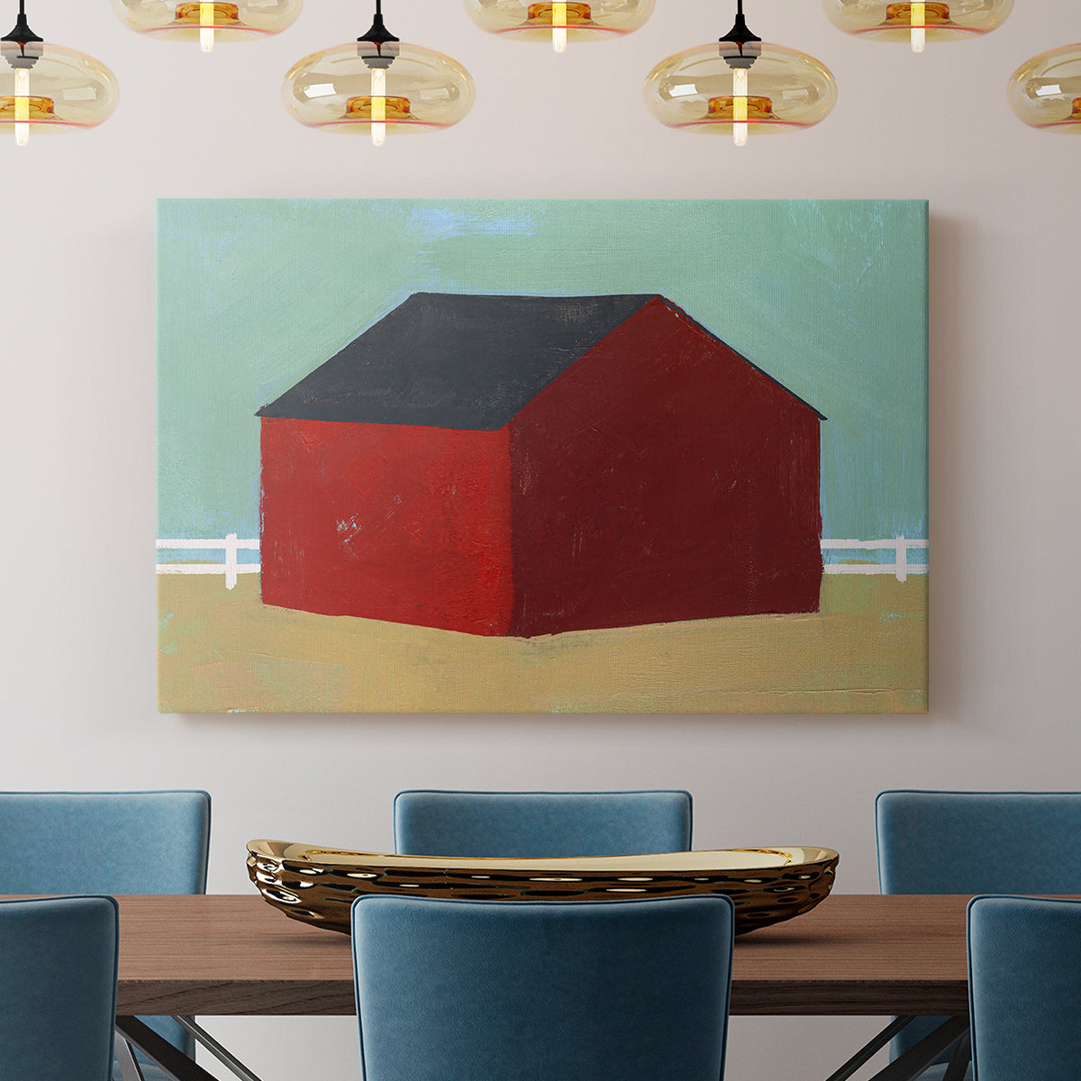 Big Red One III - Canvas Art Print