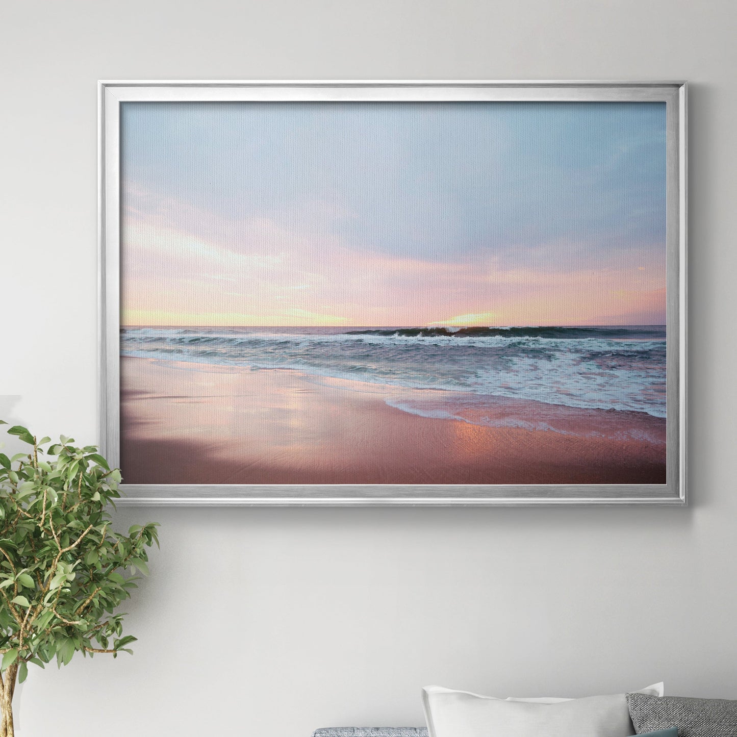 Morning Stroll Premium Classic Framed Canvas - Ready to Hang