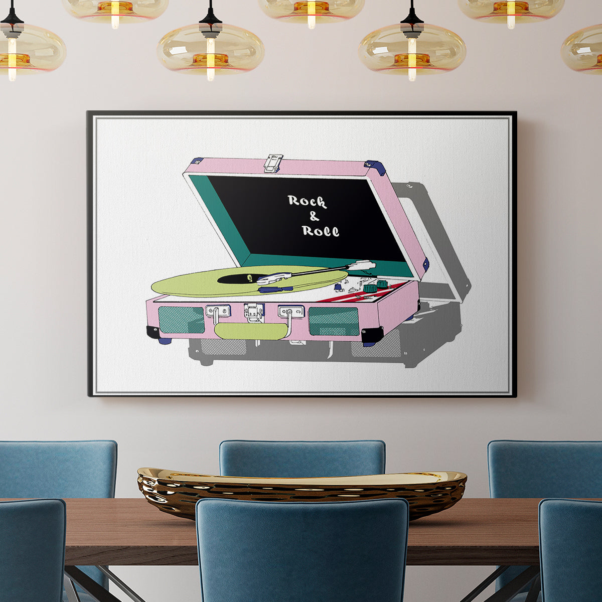 Record Shop I - Canvas Art Print