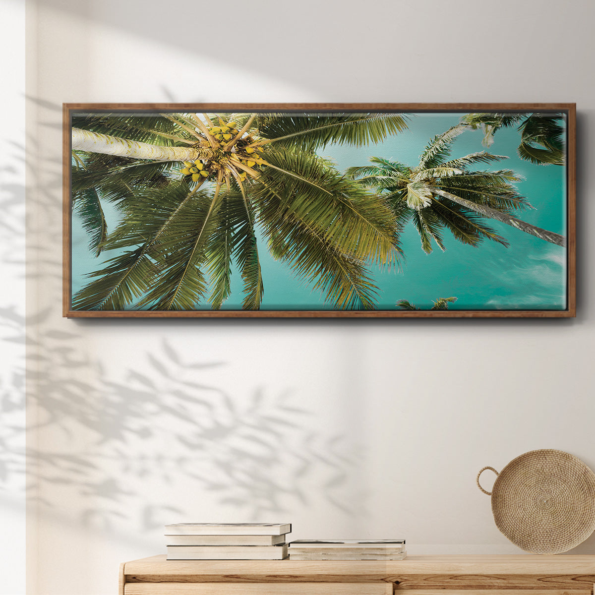 Palms Up - Floater Framed Canvas Print