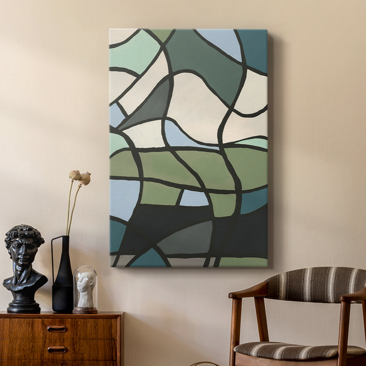 Multicolor Stained Glass II - Canvas Art Print
