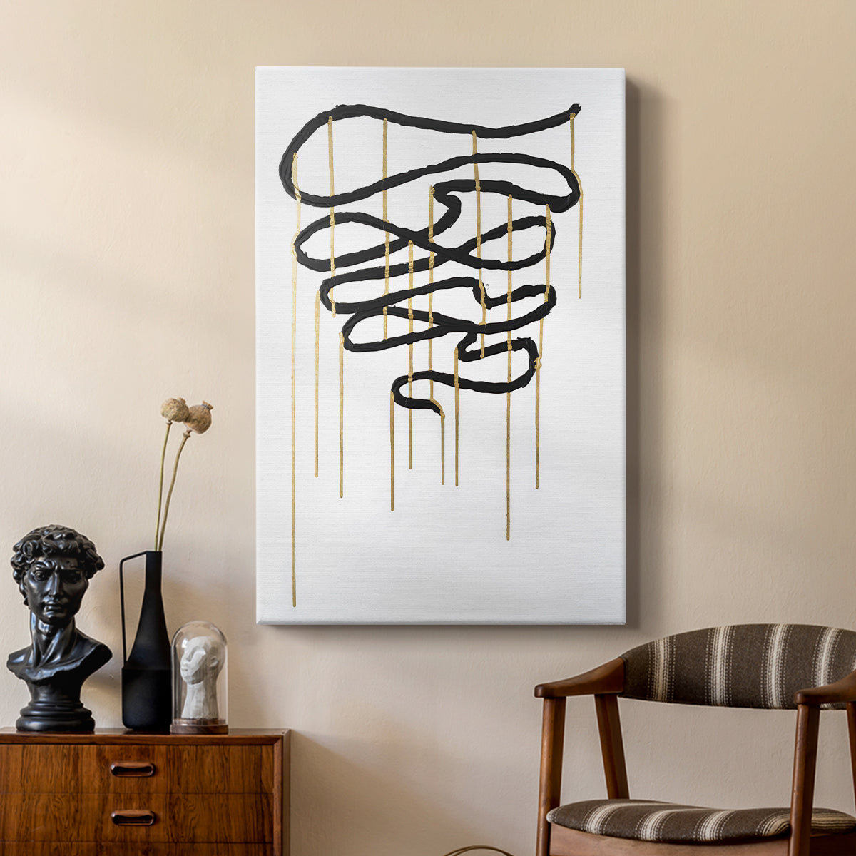 Weeping Ribbon I - Canvas Art Print