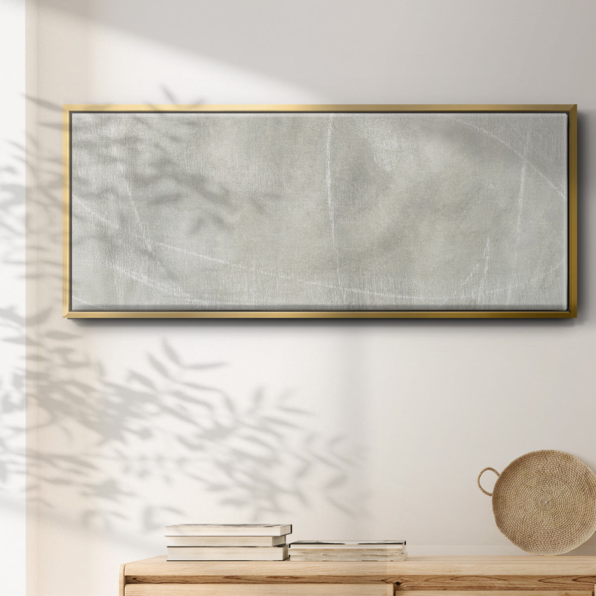 Stone Shadows I - Floater Framed Canvas Print