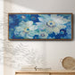 Blue Nocturne I - Floater Framed Canvas Print