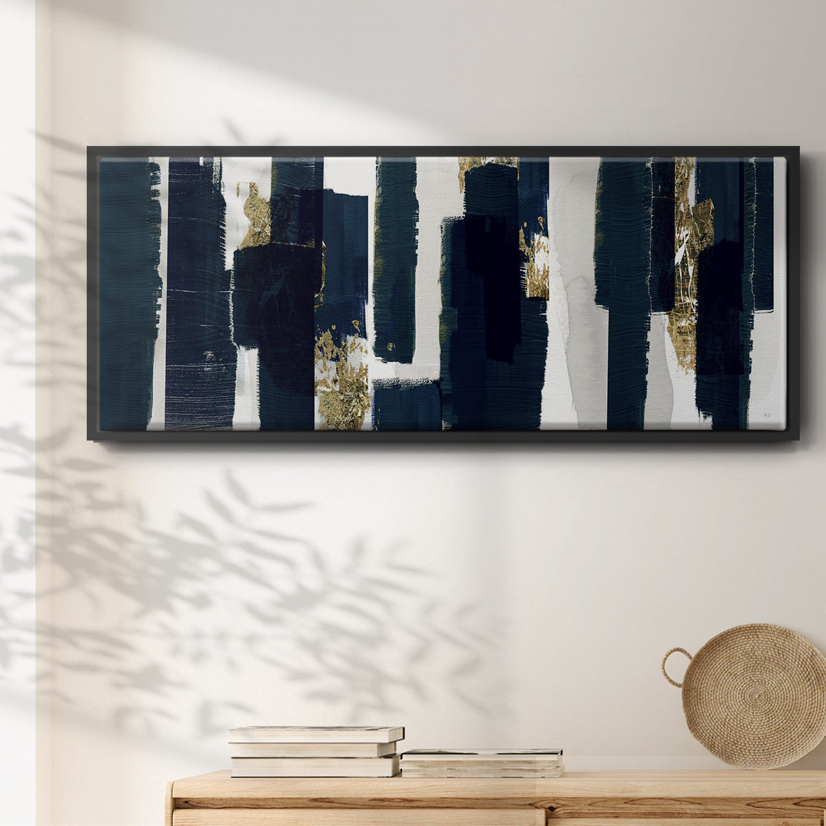 Brooklyn Walk - Floater Framed Canvas Print