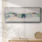 Abstract Mountain Range - Floater Framed Canvas Print