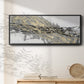 Mistral IV in White - Floater Framed Canvas Print