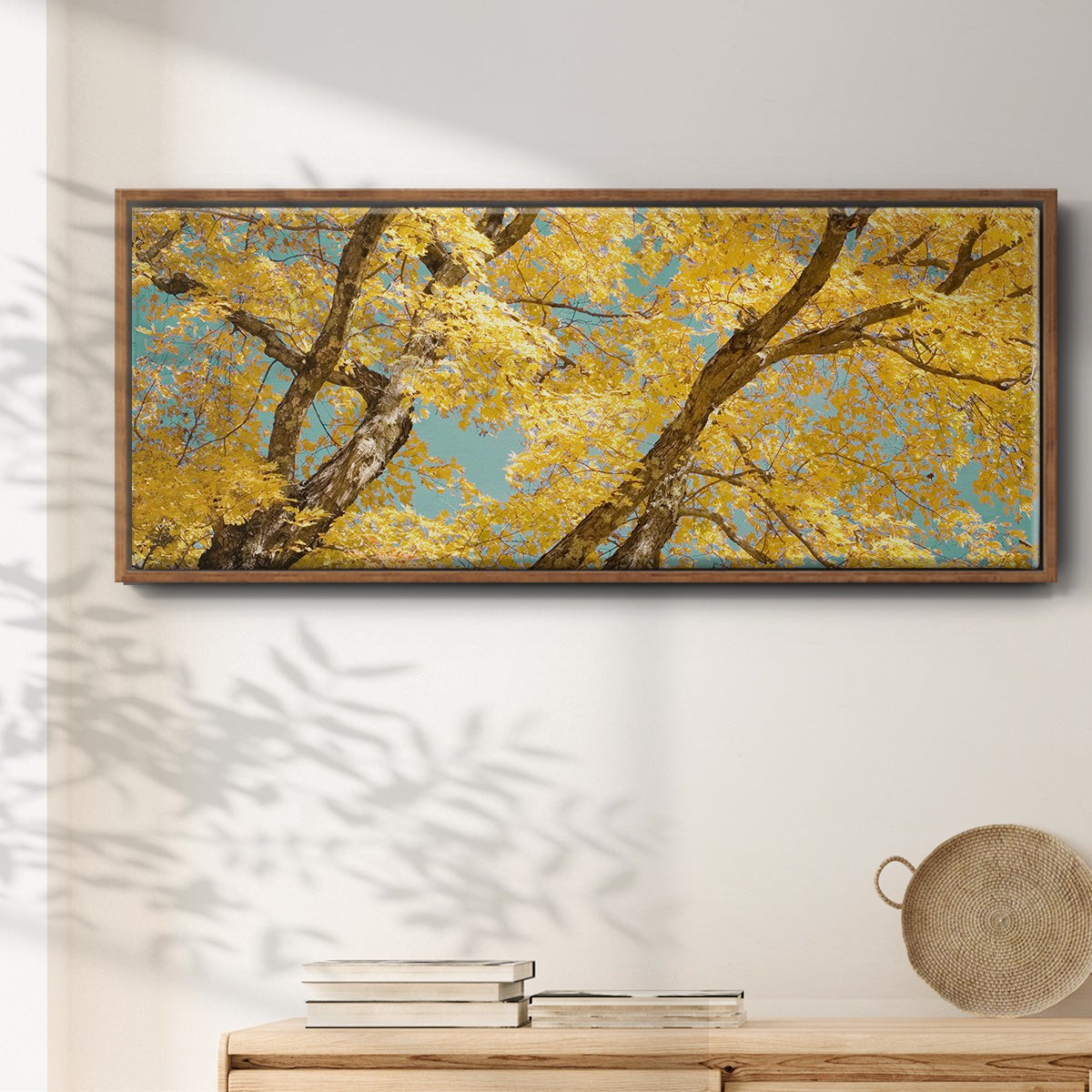 Autumn Tapestry V - Floater Framed Canvas Print