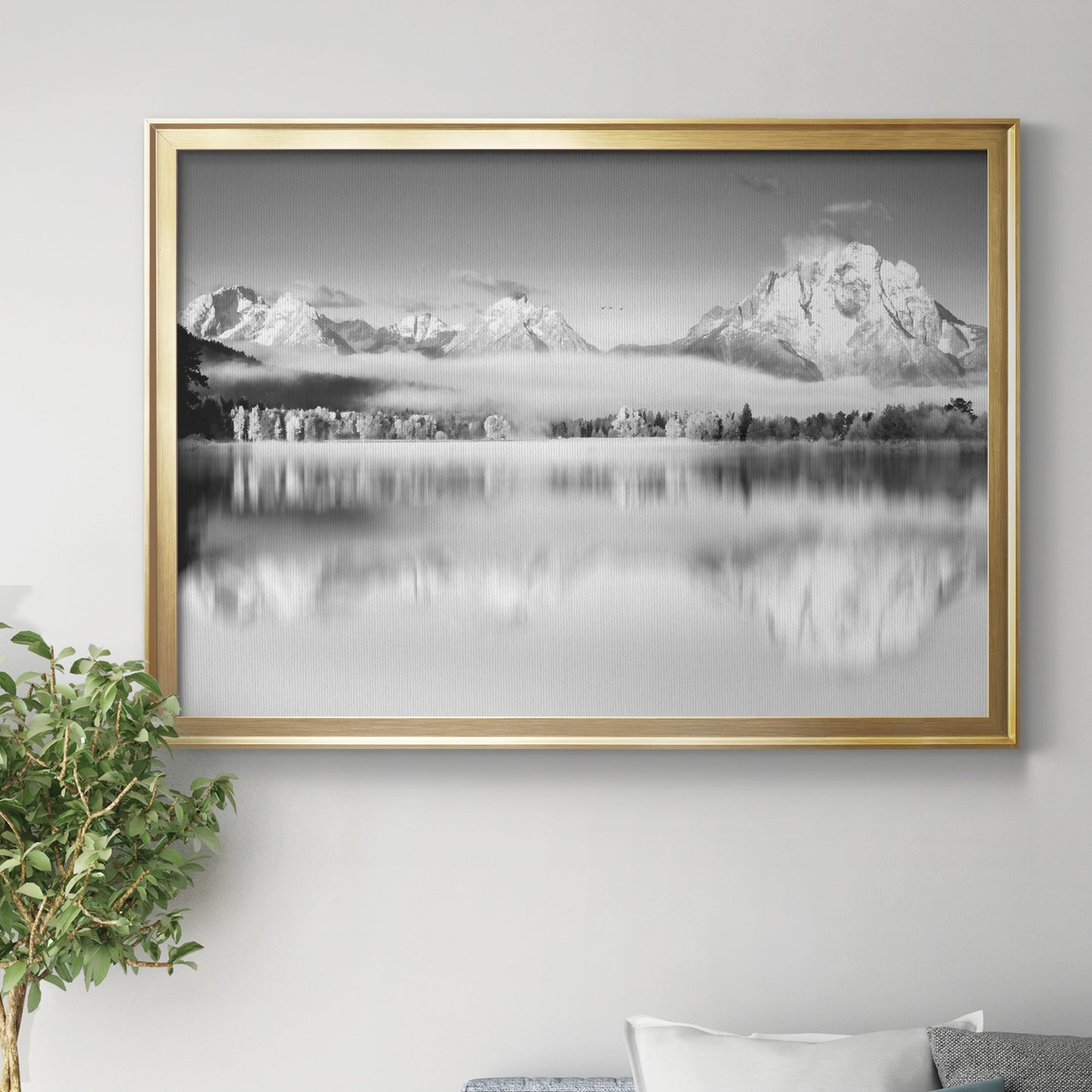 Peak Reflection Premium Classic Framed Canvas - Ready to Hang