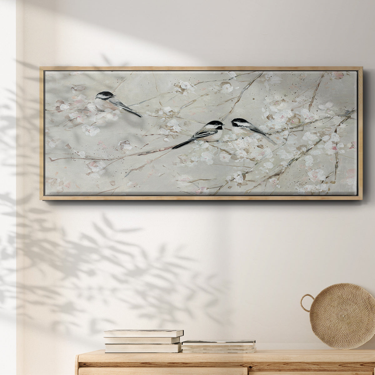 Nature's Confetti I - Floater Framed Canvas Print