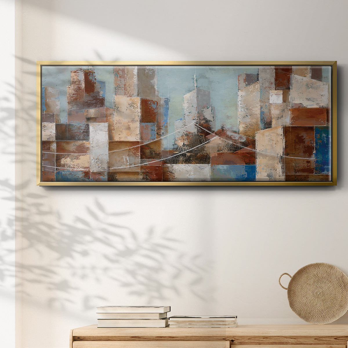 Cityscape - Floater Framed Canvas Print