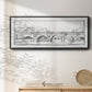 Pont Neuf - Floater Framed Canvas Print