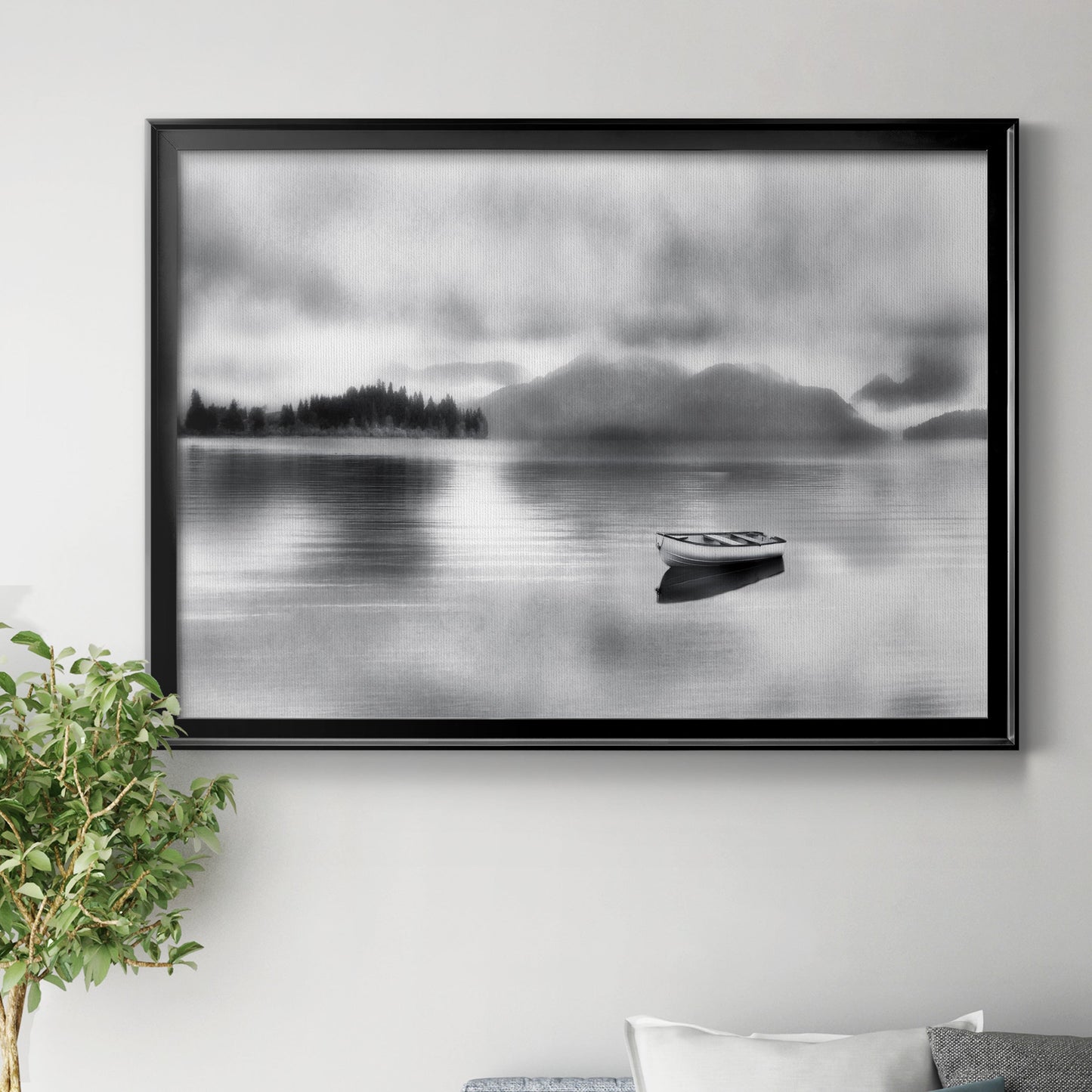 Mystic Moment - Modern Framed Canvas Print
