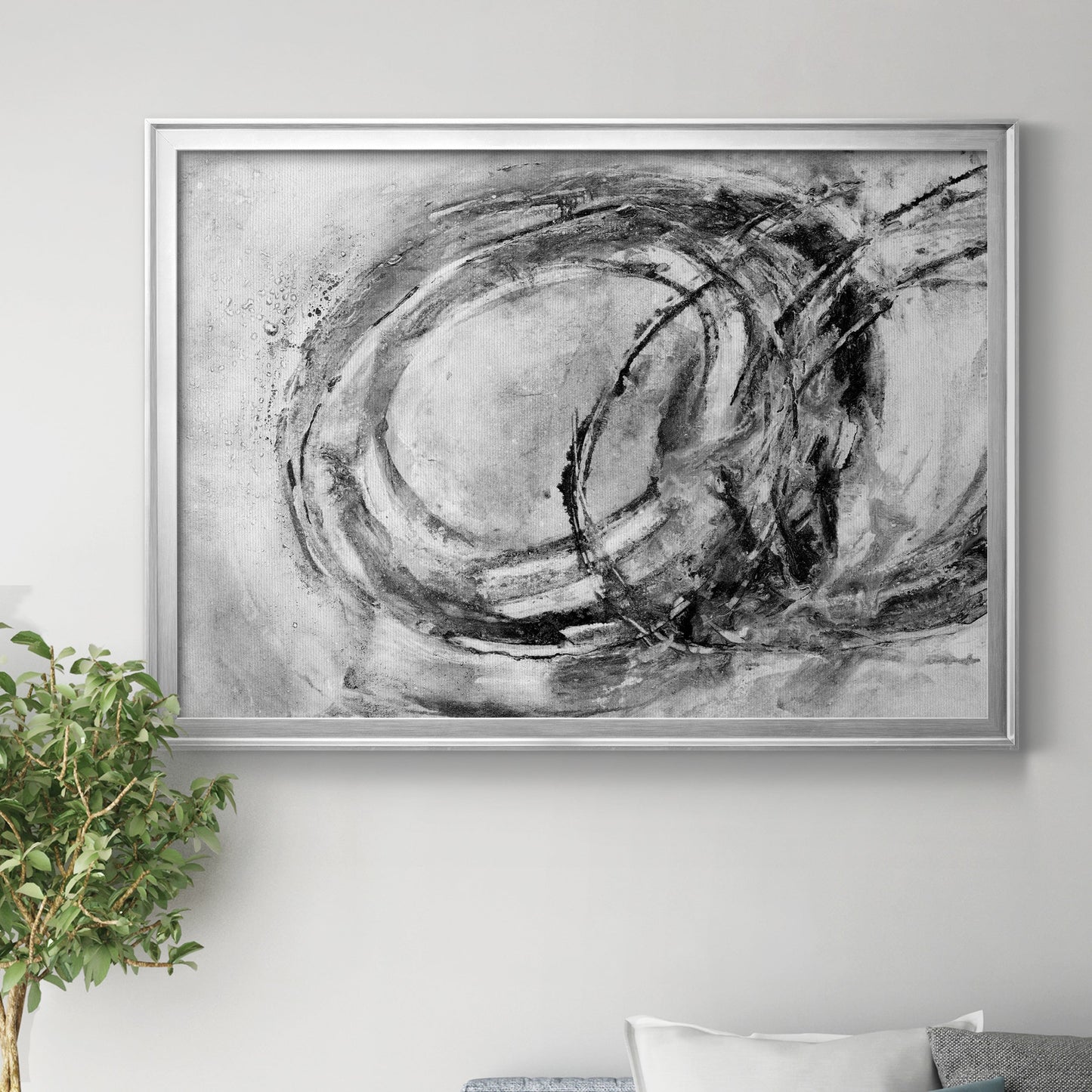 Infinity Rings I Premium Classic Framed Canvas - Ready to Hang