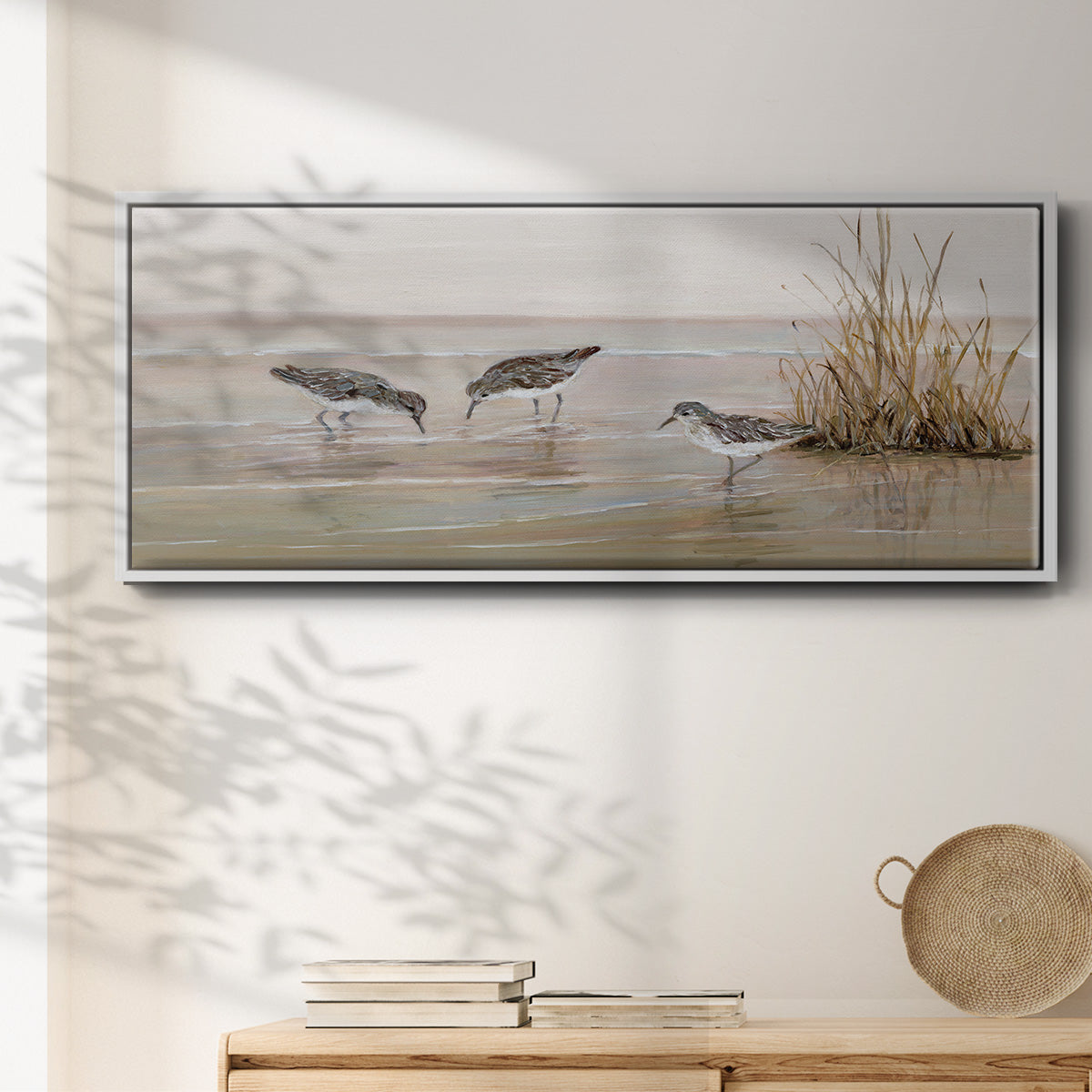 Early Risers II - Floater Framed Canvas Print