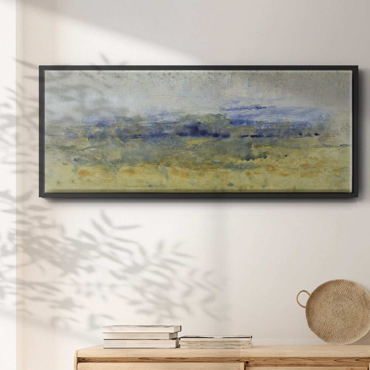 Open Terrain II - Floater Framed Canvas Print