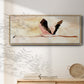 Touching Down I - Floater Framed Canvas Print