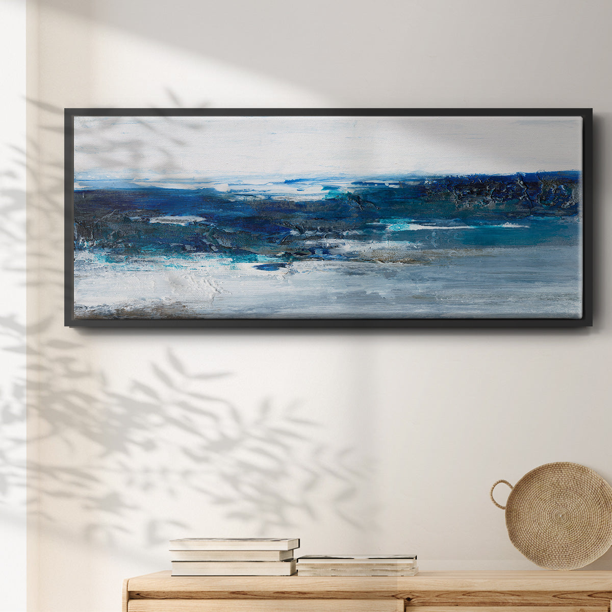 Mysterious Sea II - Floater Framed Canvas Print
